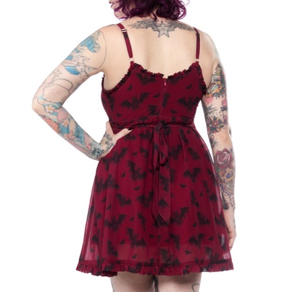 *SOLD* SOURPUSS BATT ATTACK DOLLY DRESS SZ M NWT - Picture 2 of 5